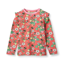 Småfolk longsleeve aardbei met roezeltje