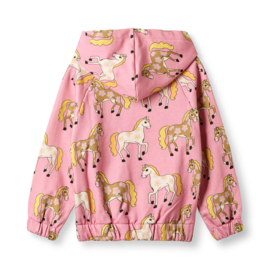 Småfolk capuchonvest met paarden