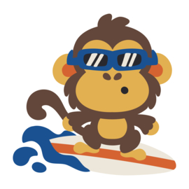 Maxomorra T-shirt Monkey