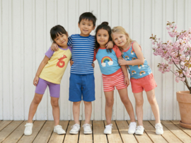 Maxomorra T-shirt Stripes Blue