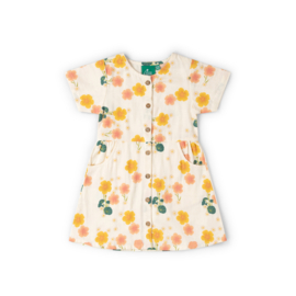 Flora Button Through Dress