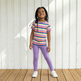 Maxomorra Legging Purple Spring