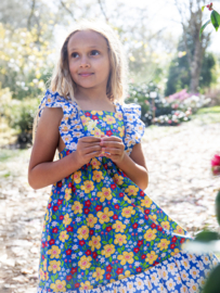Frugi Audrey Dress Picnic Posy Daisy