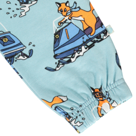 Småfolk Sweatpants met vosjes en sneeuwscooters