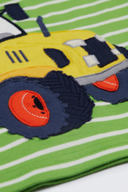 Frugi Kiwi Breton Applique T-shirt Tractor