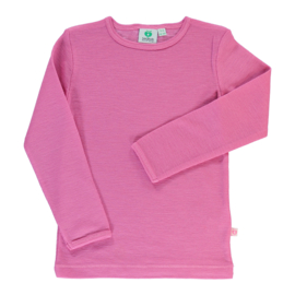 Småfolk merino wollen longsleeve roze