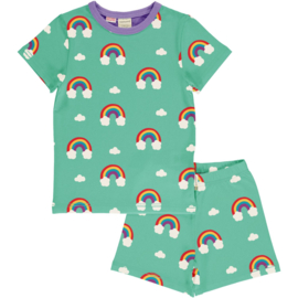 Maxomorra pyjama set korte mouw Rainbow