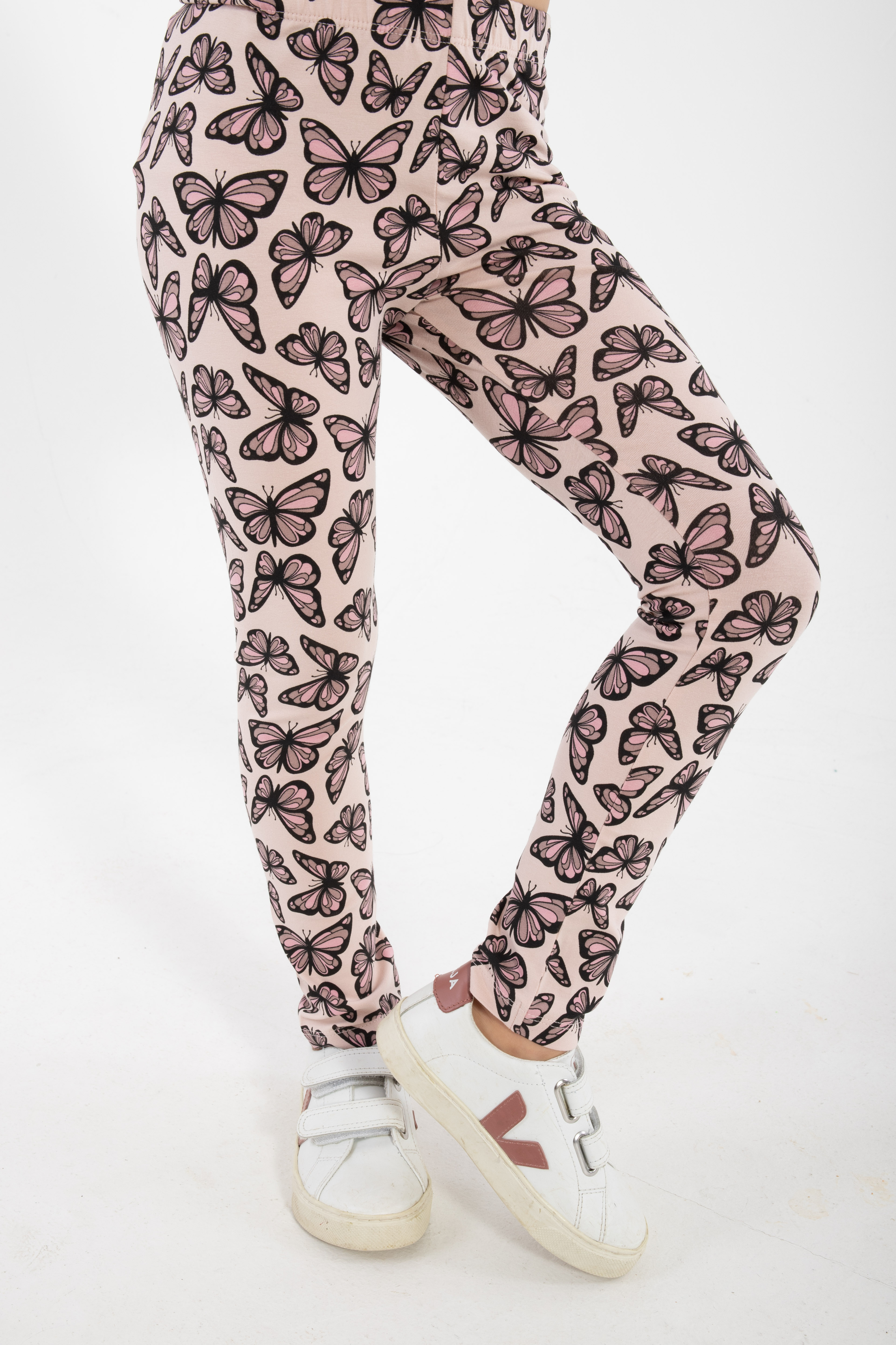 DYR Legging Vlinder licht roze