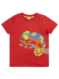 Frugi Applique T-shirt Chameleon