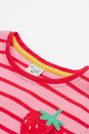 Frugi Camille Applique T-shirt Strawberry