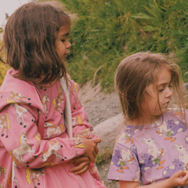 Småfolk capuchonvest met paarden