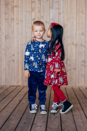 Villervalla legging Solid Basic Chili