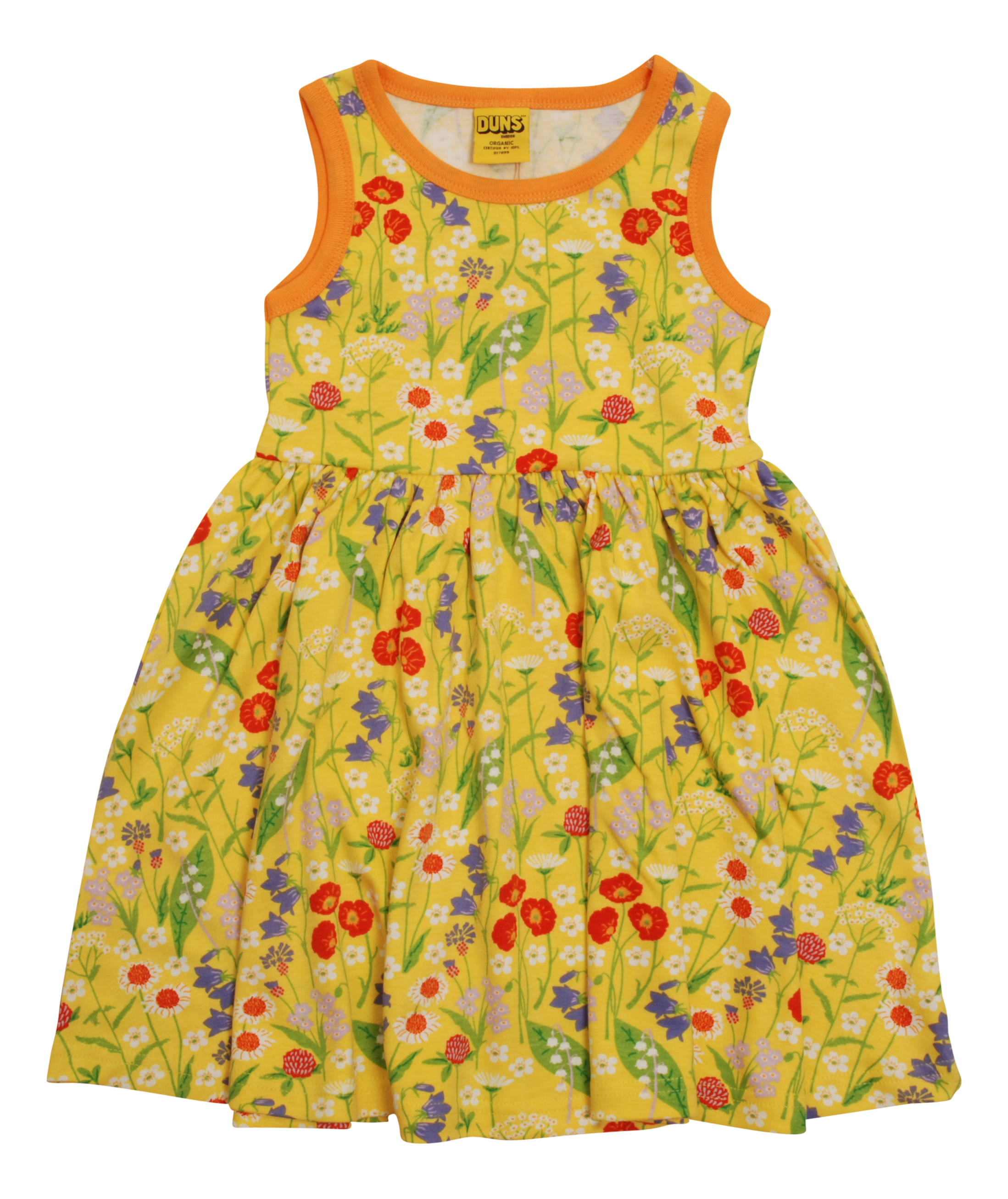 Duns mouwloos zwierjurkje Midsummer Flower Yellow