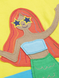 Frugi Applique T-shirt Mermaid