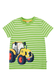 Frugi Kiwi Breton Applique T-shirt Tractor