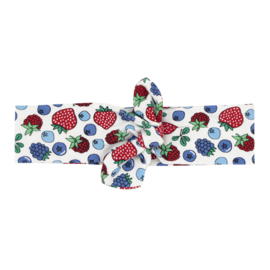 Villervalla Headband with knot Berry