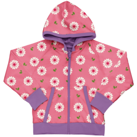 Maxomorra Zipper Hoodie Flower