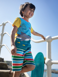 Frugi Applique T-shirt Sharks