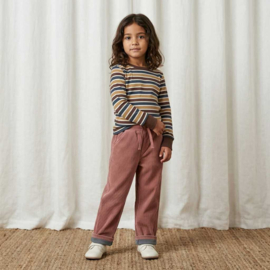 Maxomorra broek Rib Lined Corduroy PINK