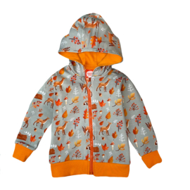 Curious Stories Hoodie Zipper Forest