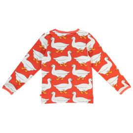 Småfolk longsleeve met gansjes