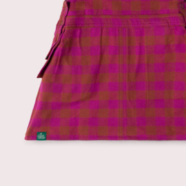 Pink Flowers Reversible Pinafore Dress