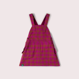 Pink Flowers Reversible Pinafore Dress