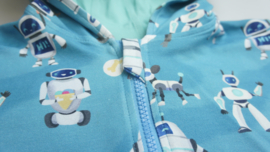 Curious Stories Hoodie Zipper Robots