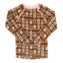 Alba longsleeve Brown Flower Garden