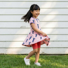 Maxomorra Shorts Cycling Solid Purple-korte legging