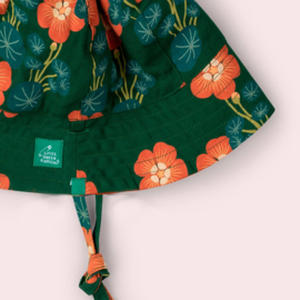 Orange Blooms Reversible Sunhat