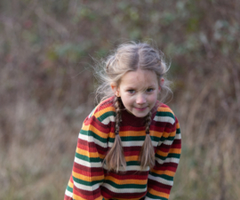 Hazel Rainbow Snuggly Knitted Jumper