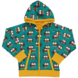 Maxomorra Zipper Hoodie Owl