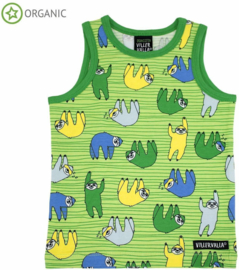 Villervalla Tank top Luiaards LightPea