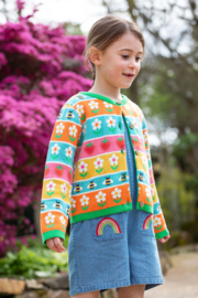 Frugi Robyn Fairisle Cardigan Daisy