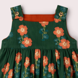 Orange Blooms Reversible Pinny Dress
