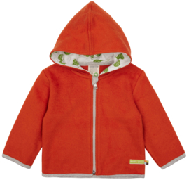 Loud + Proud Wol fleece vest oranje