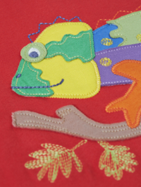 Frugi Applique T-shirt Chameleon