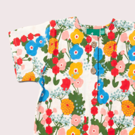 Flora and Fauna Loose Fit Henley Top