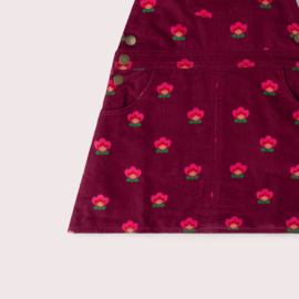 Pink Flowers Reversible Pinafore Dress