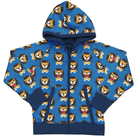 Maxomorra Zipper Hoodie Lion