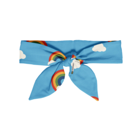 Maxomorra zwierjurkje Rainbow lichtblauw