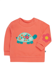 Frugi Easy On Jumper Cantaloupe Tortoise