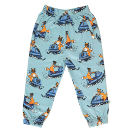 Småfolk Sweatpants met vosjes en sneeuwscooters