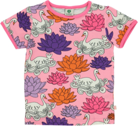 Småfolk t-shirt Zwaan Sea Pink