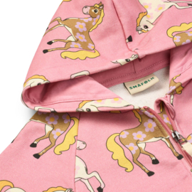 Småfolk capuchonvest met paarden