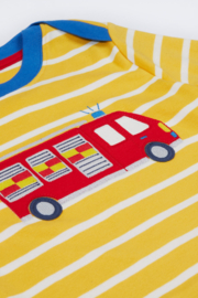 Frugi Orion Applique Top Fire Engine