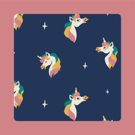Maxomorra Linned Vest UNICORN BLUE