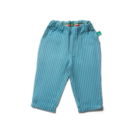 Horizon Blue Striped Pocket Trousers