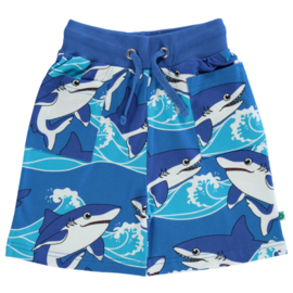 Småfolk korte broek haaien blauw
